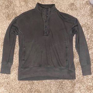 Aerie Dark Green Pullover Sweatshirt XS